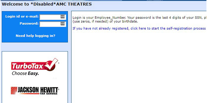 AMC Employee Login At Amctheaters Login Assistants
